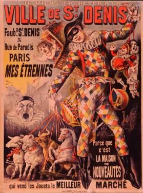 Je viens d'acheter à la Ville de St. Denis - Parce que c'est la maison de nouveautés qui vend les jouets le meilleur marché