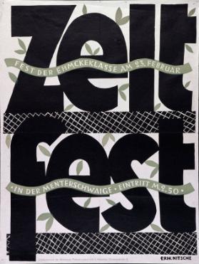 Zeltfest - Fest der Ehmckeklasse am 23. Februar in der Menterschwaige - Eintritt M. 2.50