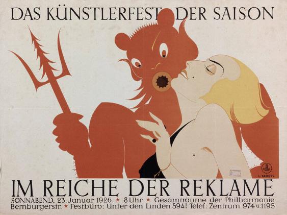 Das Künstlerfest der Saison - Im Reiche der Reklame - 23. Januar 1926 - Gesamträume der Philharmonie