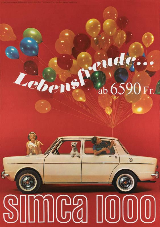 Simca 1000 - Lebensfreude... ab 6590 Fr.