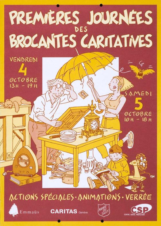 Premières Journées des Brocantes Caritatives - Actions spéciales - Animations - Verrées