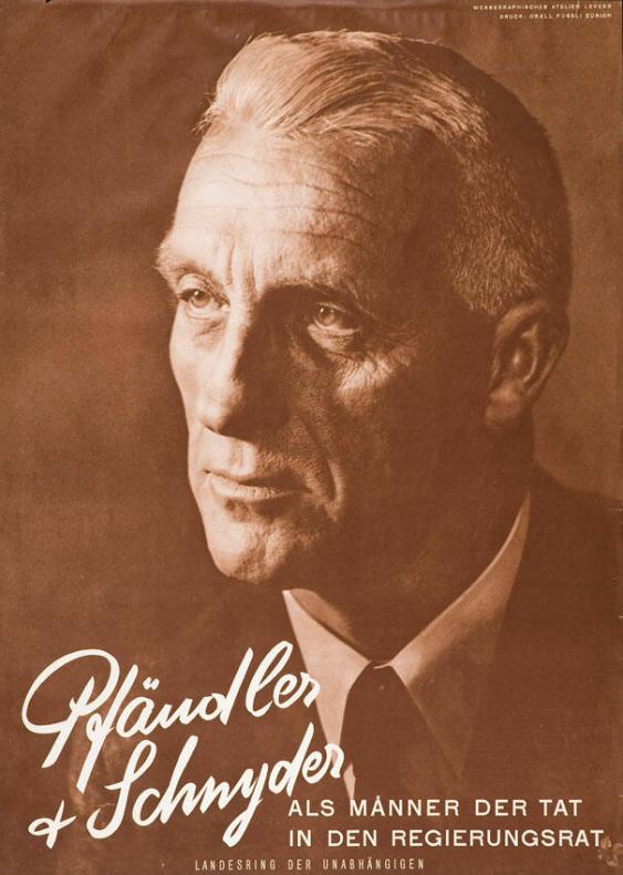 Pfändler + Schnyder als Männer der Tat in den Regierungsrat