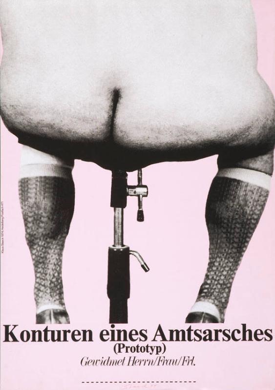 Konturen eines Amtsarsches (Prototyp) - Gewidmet Hernn / Frau / Frl.