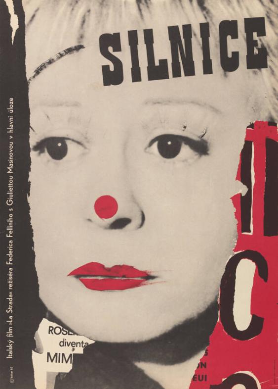 Silnice - Italsky film "La Strada" rezisera Federica Felliniho s Giulettou Masinovou v hlavni uloze