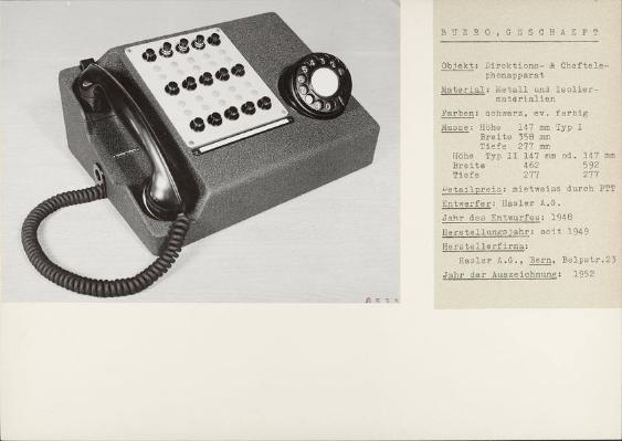 Direktions- & Cheftelephonapparat