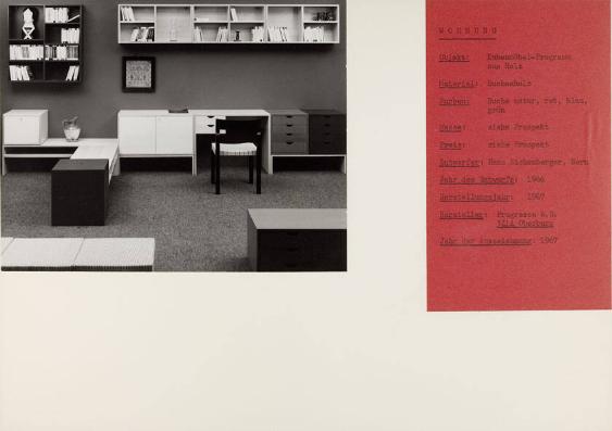 Kubenmöbel-Programm