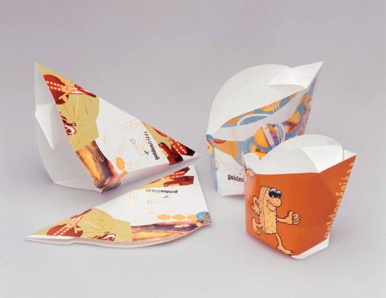 Frites-Tüten mit Saucenfach