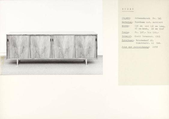 Die gute Form: 1959 Büro / Geschäft