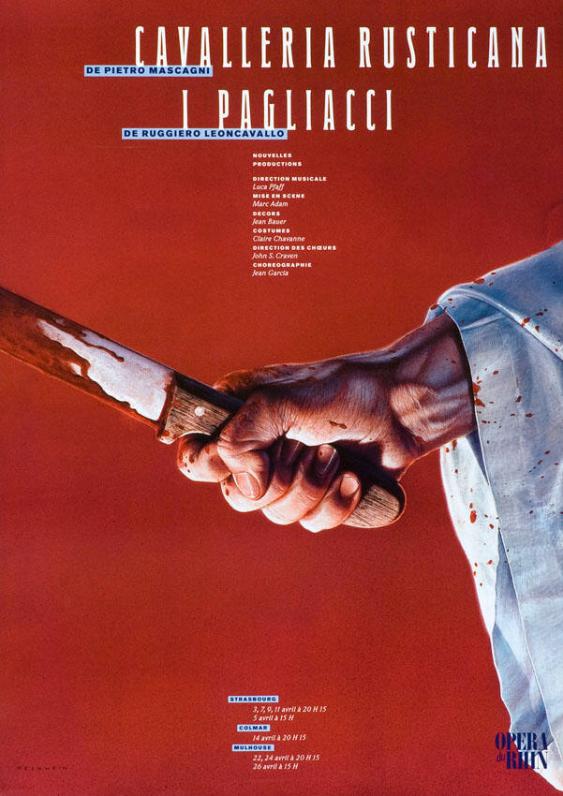 Cavalleria Rusticana/ I Pagliacci - Opéra du Rhin Strassburg, Colmar, Mühlhausen