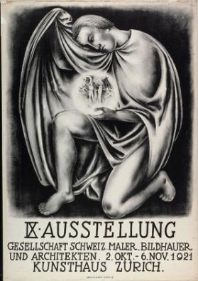 IX. Ausstellung - Gesellschaft Schweiz. Maler, Bildhauer und Architekten. 2. Okt.-Nov. 1921 - Kunsthaus Zürich.