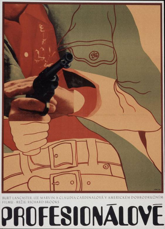 Profesionálové - Burt Lancaster, Lee Marvin a Claudia Cardinalova v amer ickem dobrodruznem filmu
