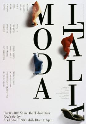 Moda Italia - Pier 88, 48th St. and Hudson River - New York City - April 5 to 17, 1988 - Daily 10am to 6pm