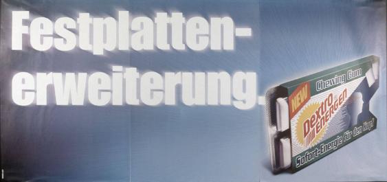 Festplattenerweiterung - New Chewing gum Dextro energen - Sofort-Energie für den Kopf