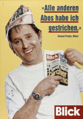 "Alle anderen Abos habe ich gestrichen." - Konrad Prader, Maler - Blick