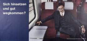 Sich hinsetzen und gut wegkommen? - Aus Wunsch von Hannes Britschgi überweisen die SBB das Fotohonorar an eine wohltätige Institution.