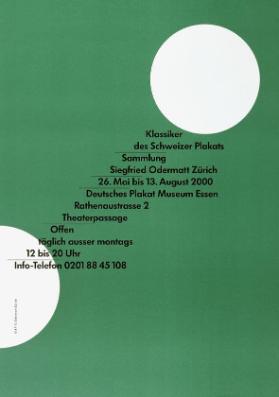 Klassiker des Schweizer Plakats - Sammlung Siegfried Odermatt, Zürich