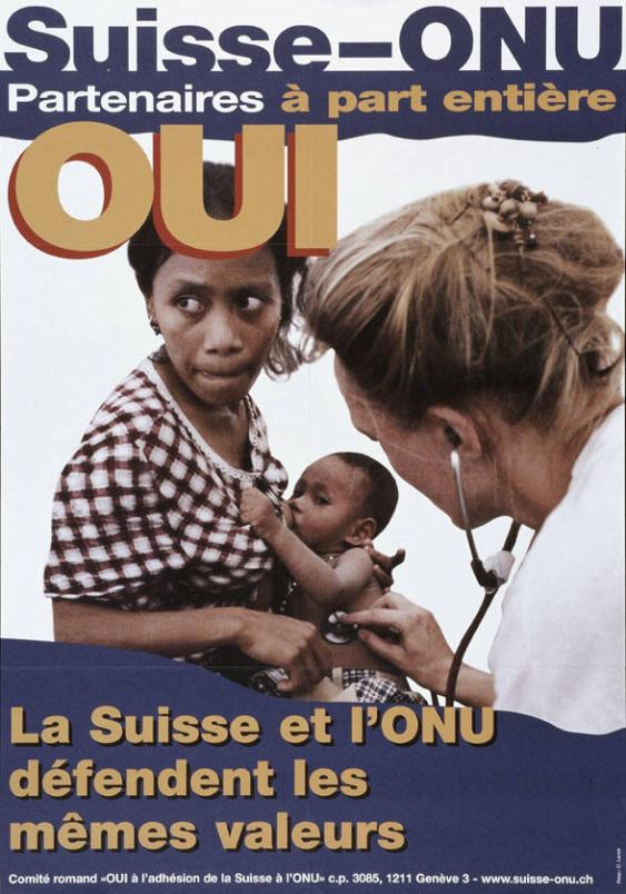 OUI - Suisse-ONU - Partenaires à part entière - La Suisse et l'ONU défendent les mêmes valeurs