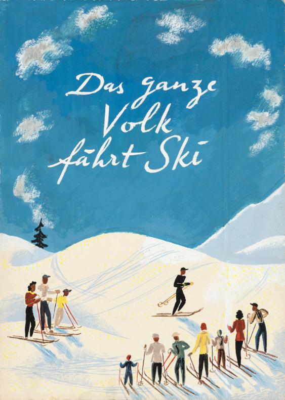 Das ganze Volk fährt Ski