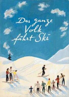 Das ganze Volk fährt Ski