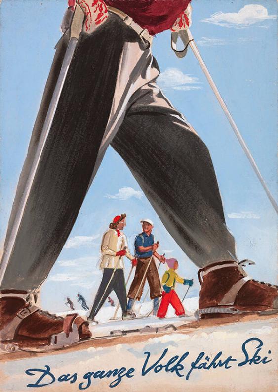 Das ganze Volk fährt Ski
