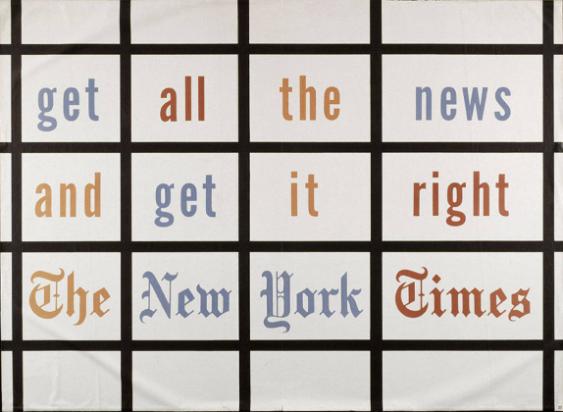 Get all the news and get it right - The New York Times