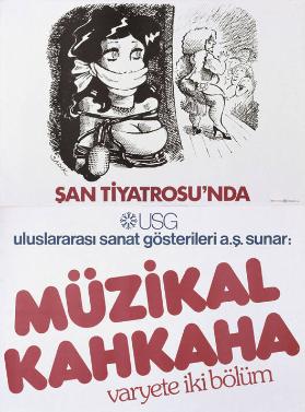 San tiyatrosu'nda - Müzikal Kahkaha - Varyete iki bölüm