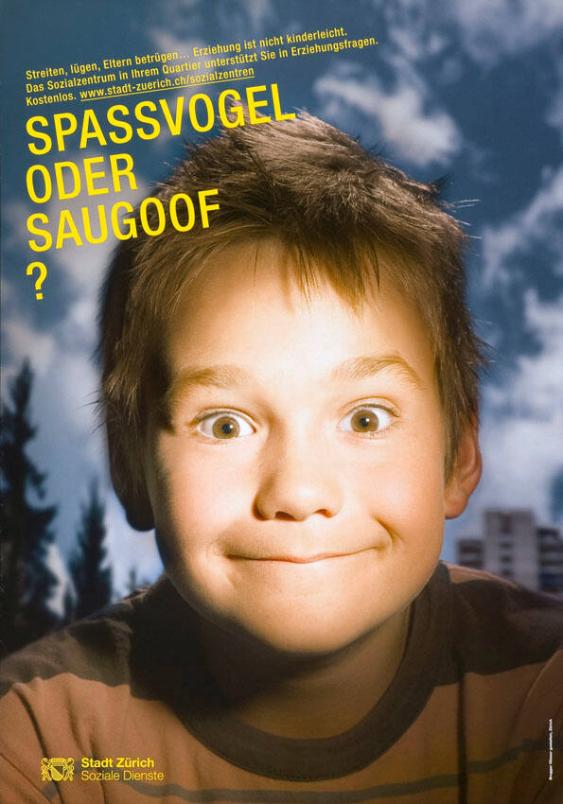 Spassvogel oder Saugoof? - Stadt Zürich Soziale Dienste