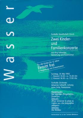 Wasser - Tonhalle-Gesellschaft Zürich - Zwei Kinder- und Familienkonzerte