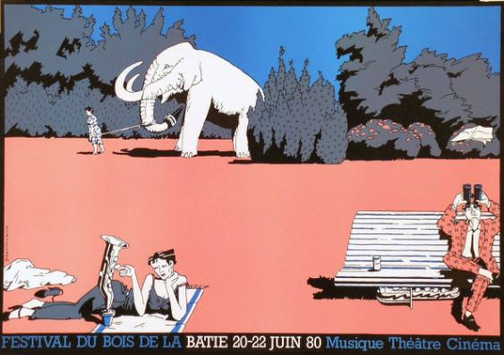 Festival du Bois de la Bâtie - 20.-22. juni 80 - Musique - Théâtre - Cinema