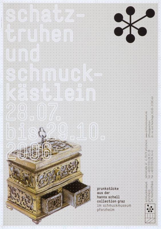 Schatztruhen und Schmuckkästlein - Schmuckmuseum Pforzheim