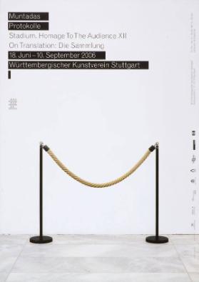 Muntades Protokolle - Württembergischer Kunstverein Stuttgart