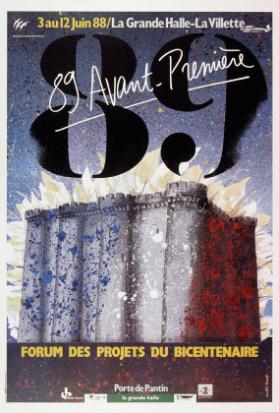 La Grande Halle-La Villette - 89 Avant-Première - Forum des projets du bicentenaire