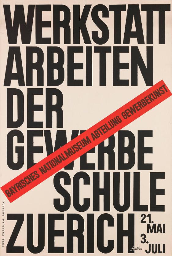 Schülerarbeiten der Gewerbeschule der Stadt Zürich, Kunstgewerbliche Abteilung