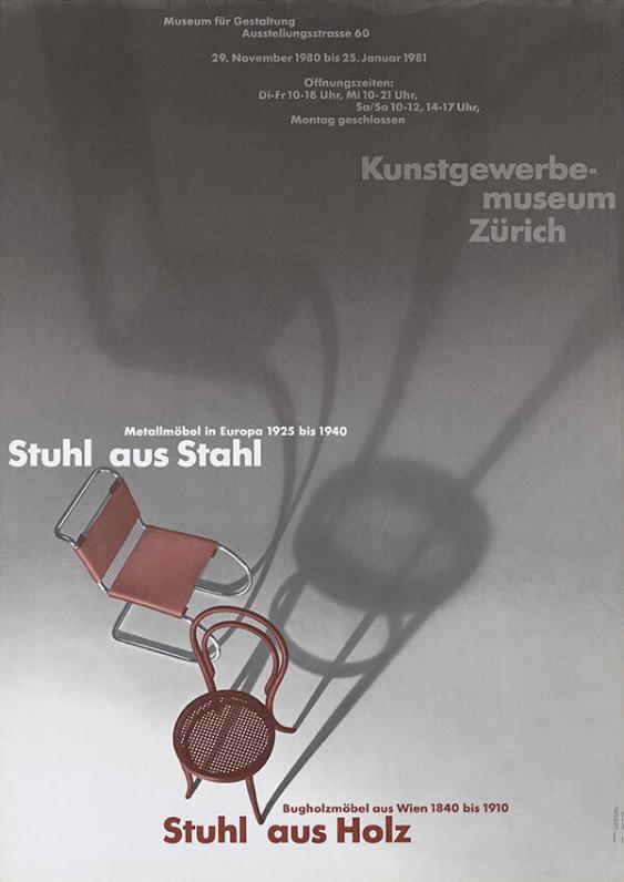 Stuhl aus Stahl - Stuhl aus Holz