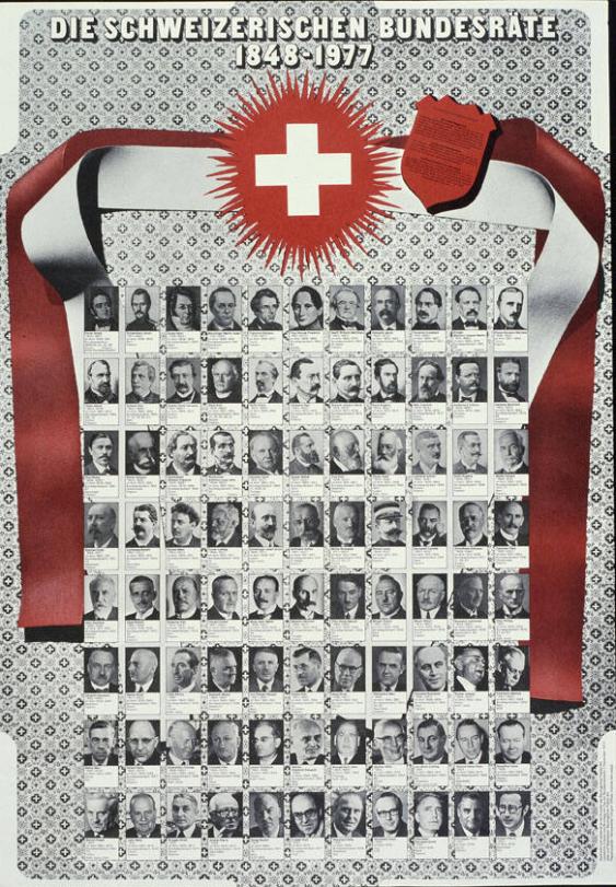 Die Schweizerischen Bundesräte 1848-1977