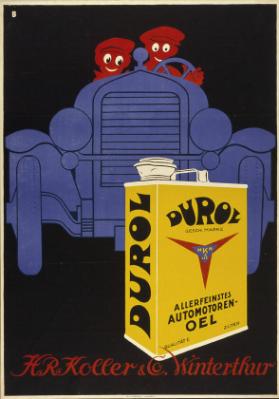 Durol - Allerfeinstes Automotoren-Oel - H. R. Koller & Co., Winterthur
