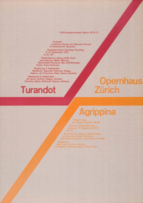 Opernhaus Zürich - Turandot - Agrippina
