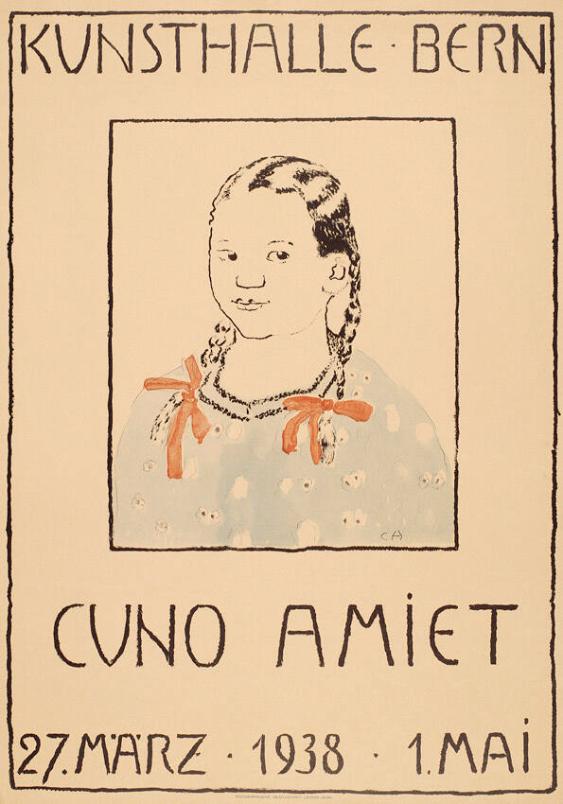 Kunsthalle Bern - Cuno Amiet - 27.März 1938 1.Mai