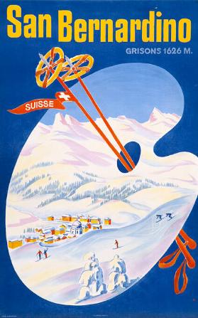 San Bernardino - Grisons 1626 M - Suisse