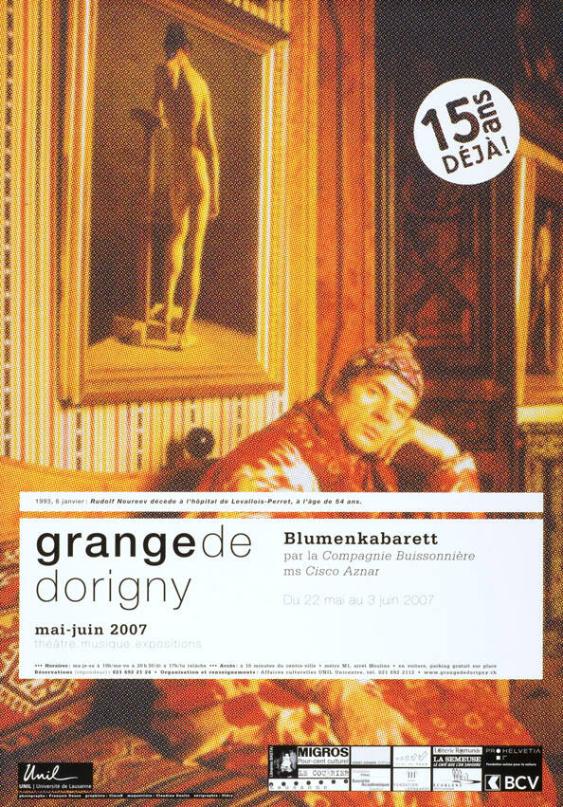 Grange de Dorigny - Blumenkabarett - par la Compagnie Buissonnière ms Cisco Aznar