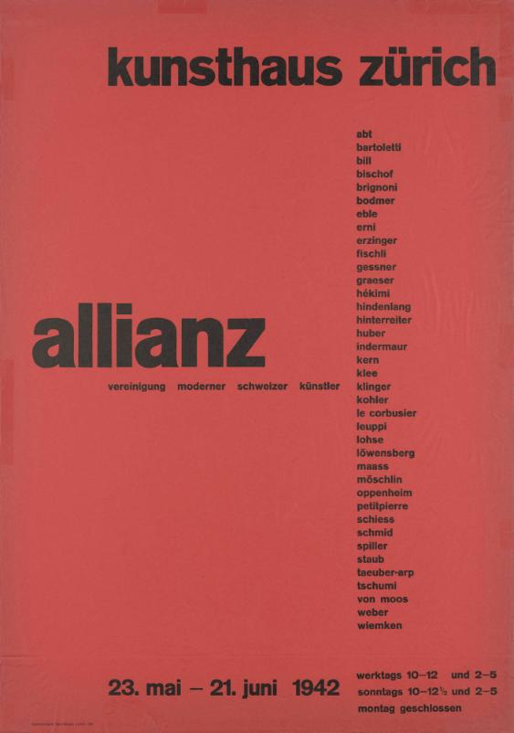 Kunsthaus Zürich - Allianz Vereinigung moderner Schweizer Künstler