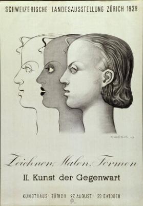Schweizerische Landesausstellung Zürich 1939 - Zeichnen, Malen, Formen - II. Kunst der Gegenwart - Kunsthaus Zürich