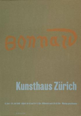 Bonnard - Kunsthaus Zürich