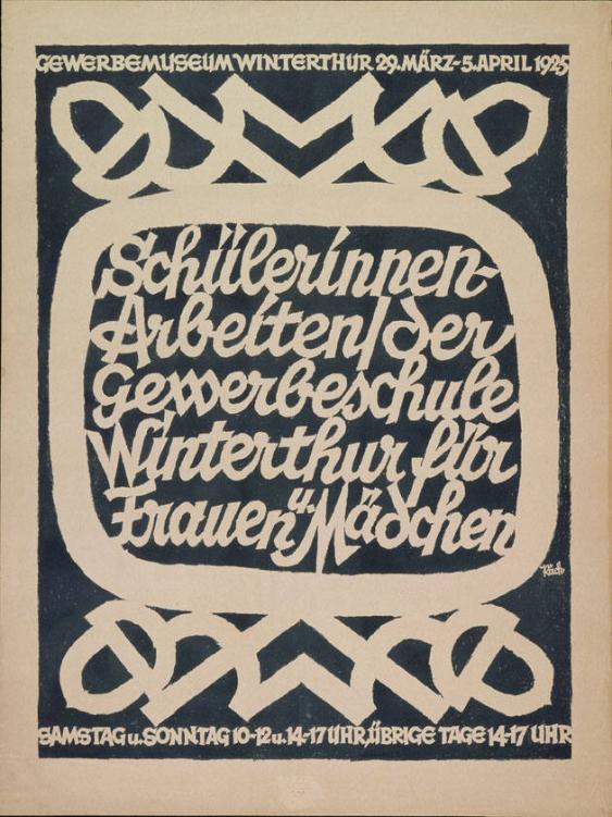 Gewerbemuseum Winterthur - Schülerinnen-Arbeiten der Gewerbeschule Winterthur für Frauen + Mädchen