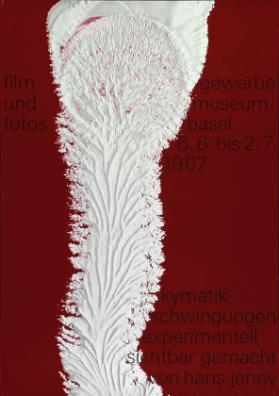 Gewerbemuseum Basel - Kymatik - Schwingungen experimentell sichtbar gemacht von Hans Jenny - Film und Fotos