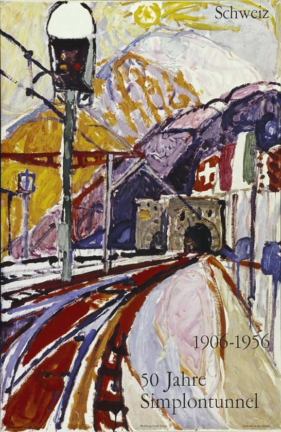 Schweiz - 1906-1956 - 50 Jahre Simplontunnel