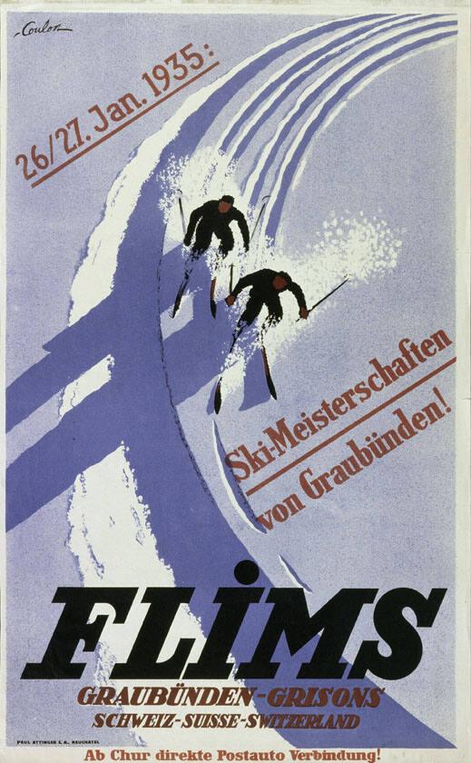 Flims - 26./27. Januar 1935 - Ski-Meisterschaften von Graubünden !