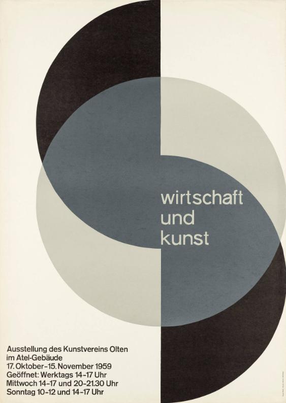 Wirtschaft und Kunst - Atel-Gebäude Olten - 1959