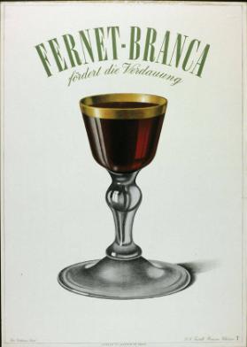 Fernet-Branca fördert die Verdauung