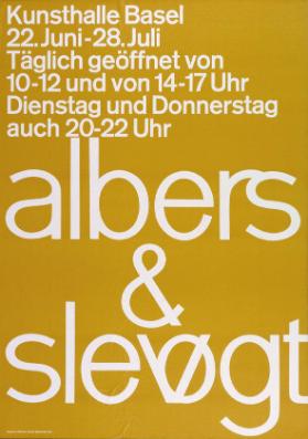 Kunsthalle Basel - Albers & Slevogt